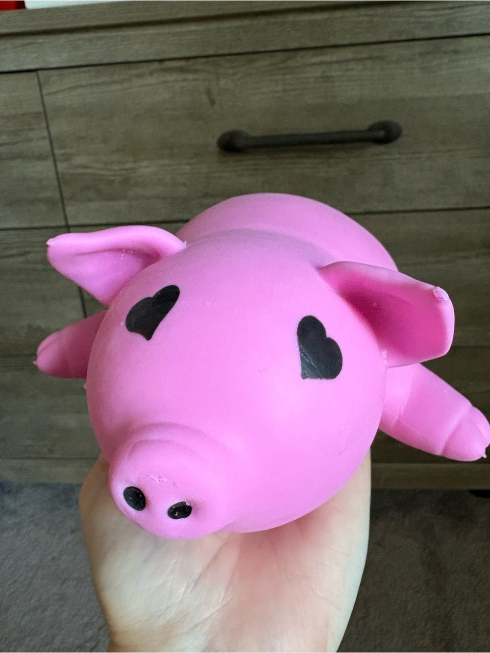 Jumbo pink pig squishy
